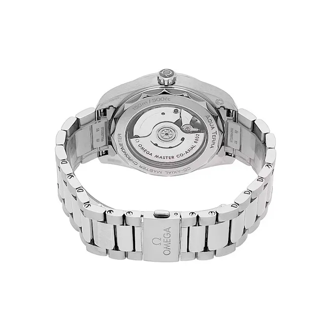 OMEGA AQUA TERRA 150 Meters Automatic Mechanical Movement Women's Watch 38mm White Dial-3