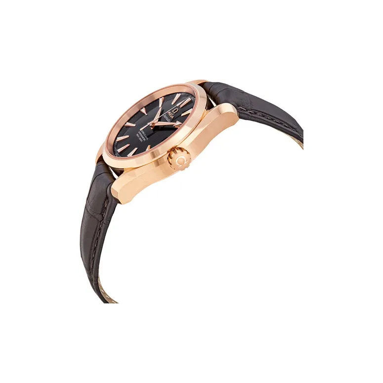 OMEGA AQUA TERRA 150 Meters Automatic Mechanical Movement Women's Watch Watch 38.5mm Black Dial-1