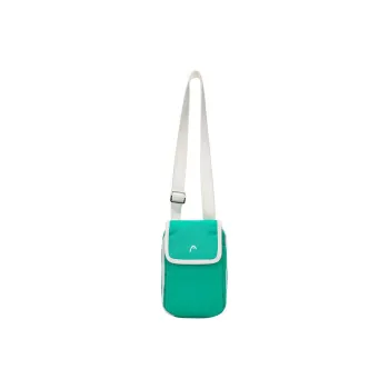 HEAD Fabric One Shoulder Crossbody Cell Phone Pouch Small Size Women's Green