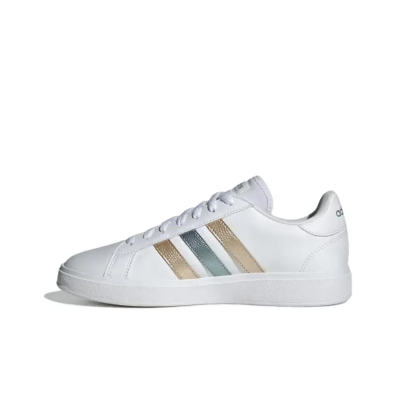 Adidas Neo GRAND COURT 2.0 Cushioning, Wear Resistant Low Top Skateboard Shoes Women's White-0