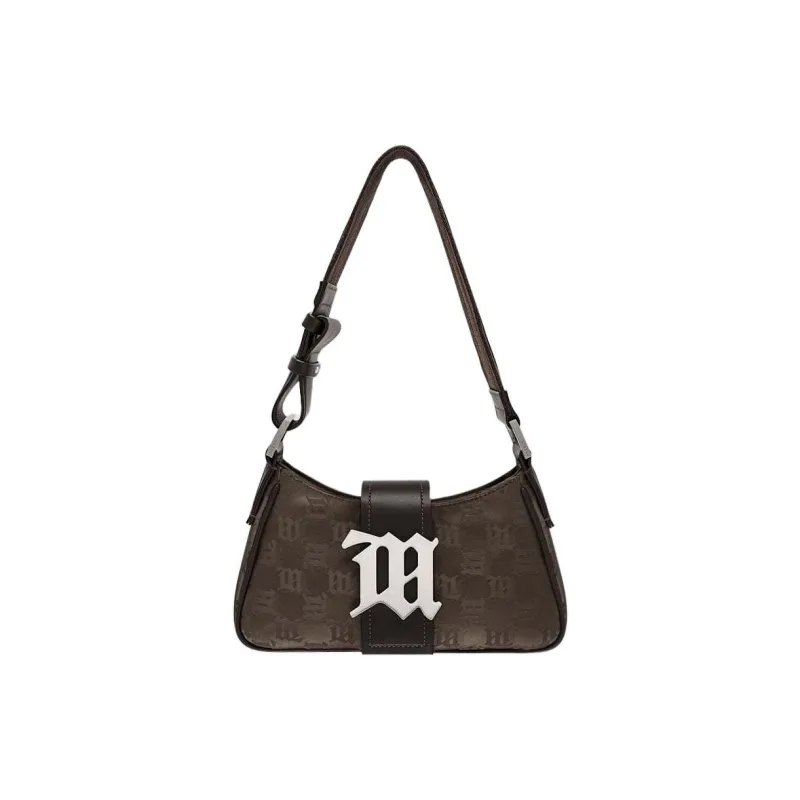 Misbhv Nylon Handbag Shoulder Bag Women's Brown-0