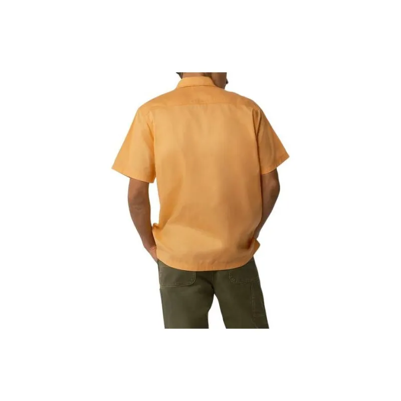 Dickies Madras Short Sleeve Work Shirt Shirt Men's Yellow-1