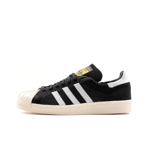 Adidas Superstar 80s Primeknit Black White