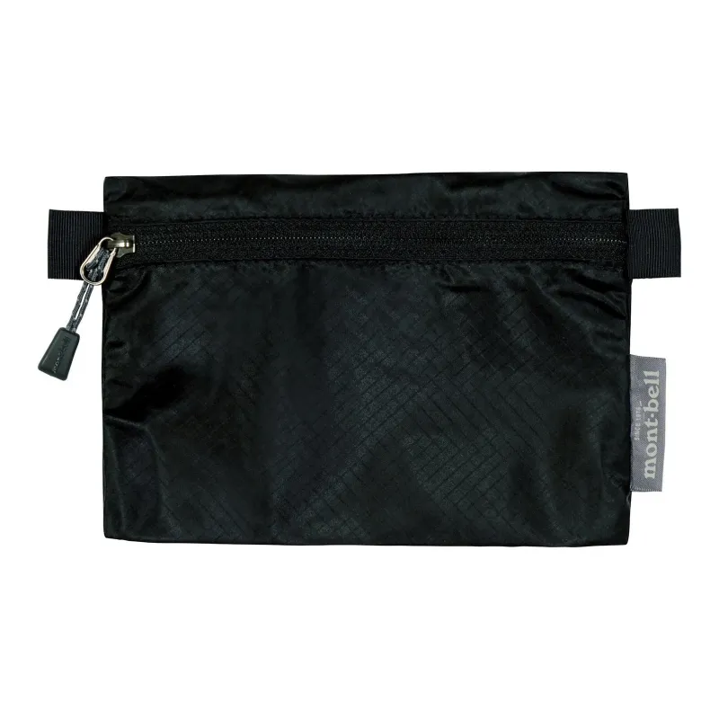 MONTBELL Silicone Coated Fabric Clutch Small Size Unisex Black-0
