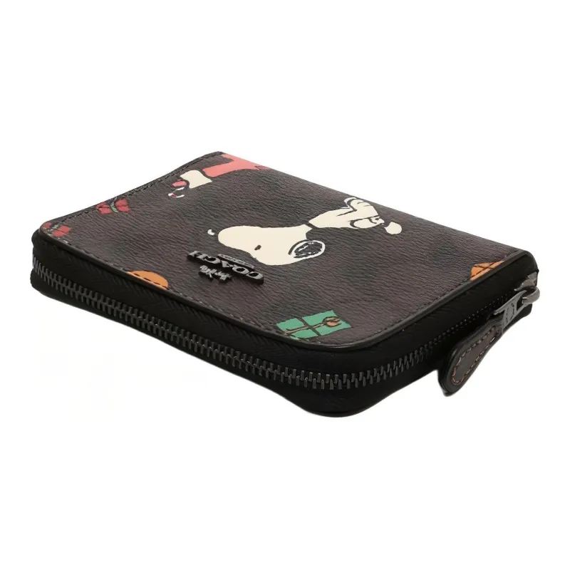Snoopy X Peanuts X COACH Zip Around Wallets-2