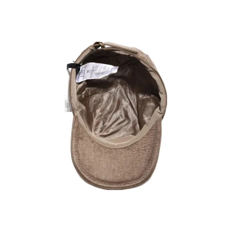 MaxMara Wool Blend Baseball Caps Men's Brown-2