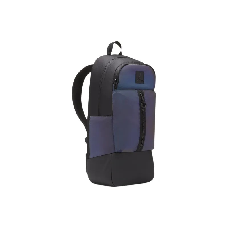 Jordan Polyester Backpack Regular Unisex Black/Reflection Silver-1