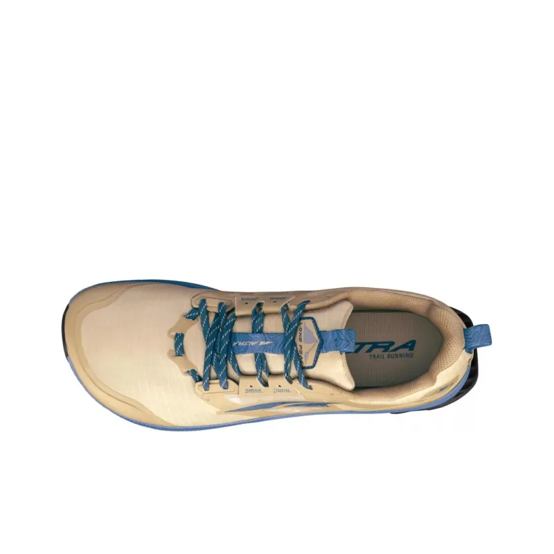 Altra Cushioning, Slip Resistant, And Abrasion Resistant Low Top Trail Running Shoes Men's Beige Yellow Blue-3