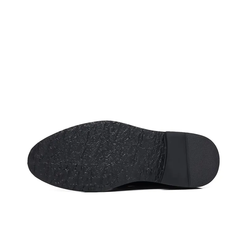 JIETEGONGYANG Dress Shoes Men's Black-5