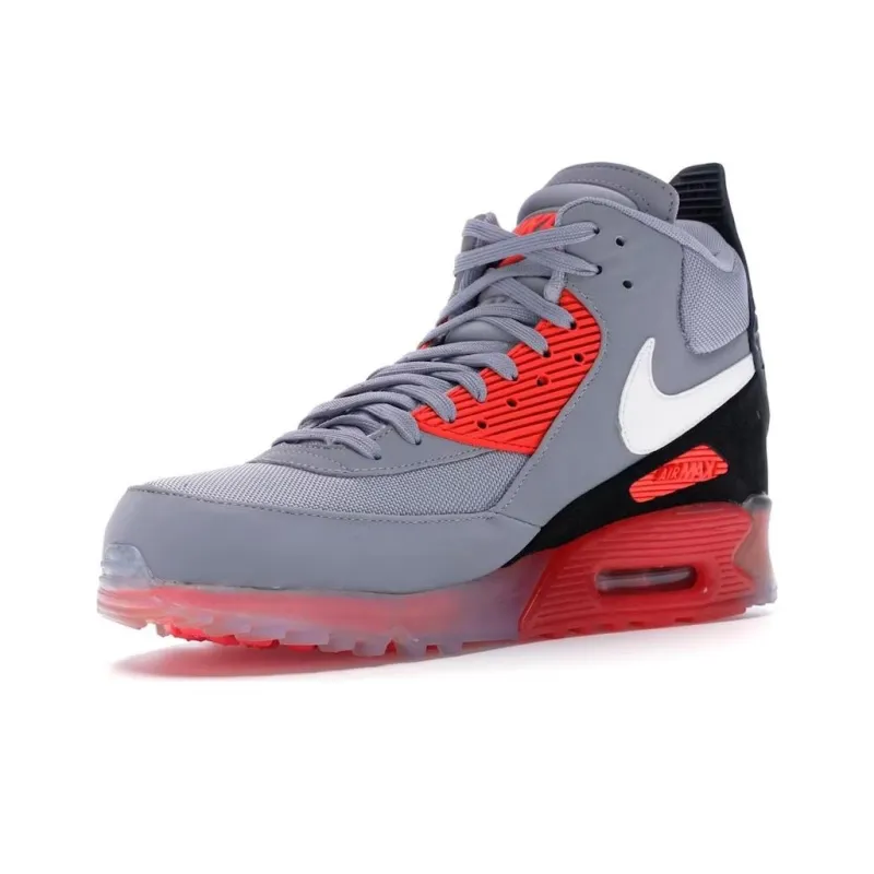 Nike Air Max 90 Sneakerboot Ice Wolf Grey Infrared-2