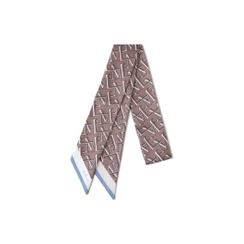 Mulberry Logo-print Satin Scarf