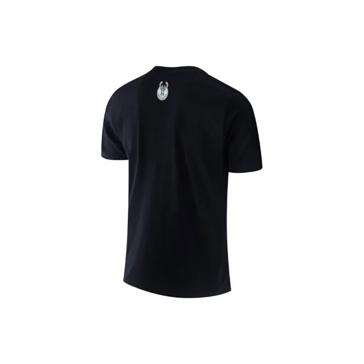 NBA Set in Sleeve T Shirt Men's Black-1