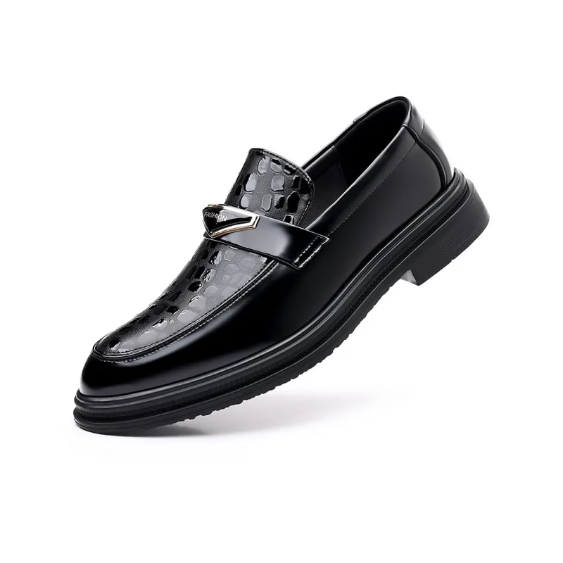 JIETEGONGYANG Loafers Men's Black-0