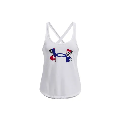 Under Armour Freedom Tank Tops Women's White