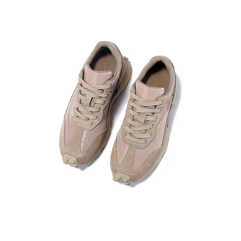BELLALILY Wear-Resistant Height Increasing Low-Top Chunky Sneakers Women's-11