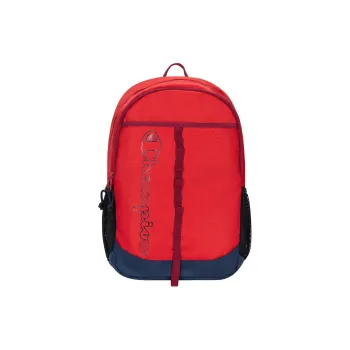 Champion Polyester Backpack Unisex Red & Navy