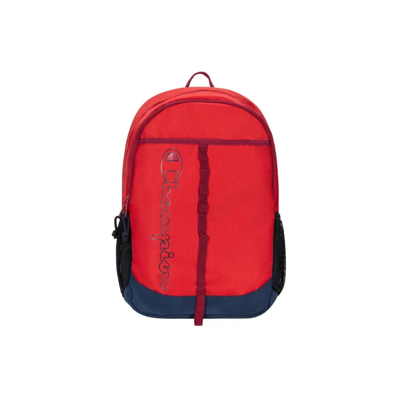 Champion Polyester Backpack Unisex Red & Navy-0