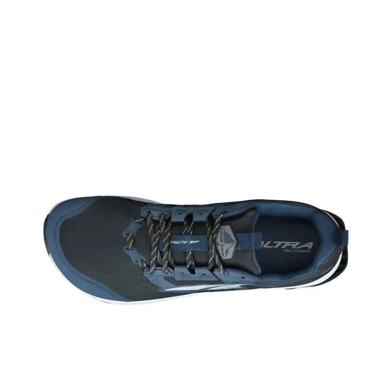Altra Cushioning, Slip Resistant, And Abrasion Resistant Low Top Trail Running Shoes Men's Blue Black White-3