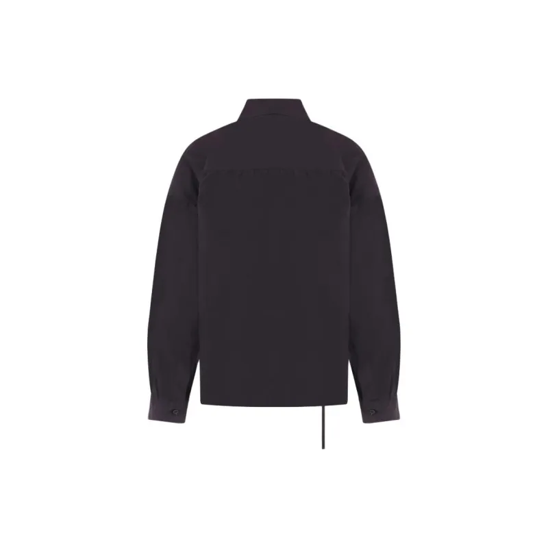 Lemaire Twist-Detailed Button-Up Shirt-1