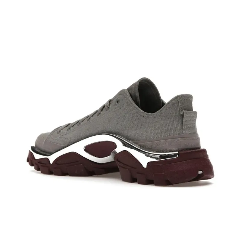 Adidas Detroit Runner Raf Simons Grey Maroon-1