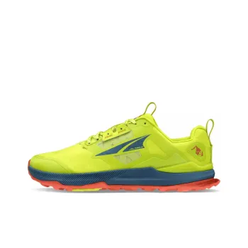 Altra Lone Peak 8 Cushioning, Slip Resistant, And Abrasion Resistant Low Top Running Shoes Men's Green Black Orange