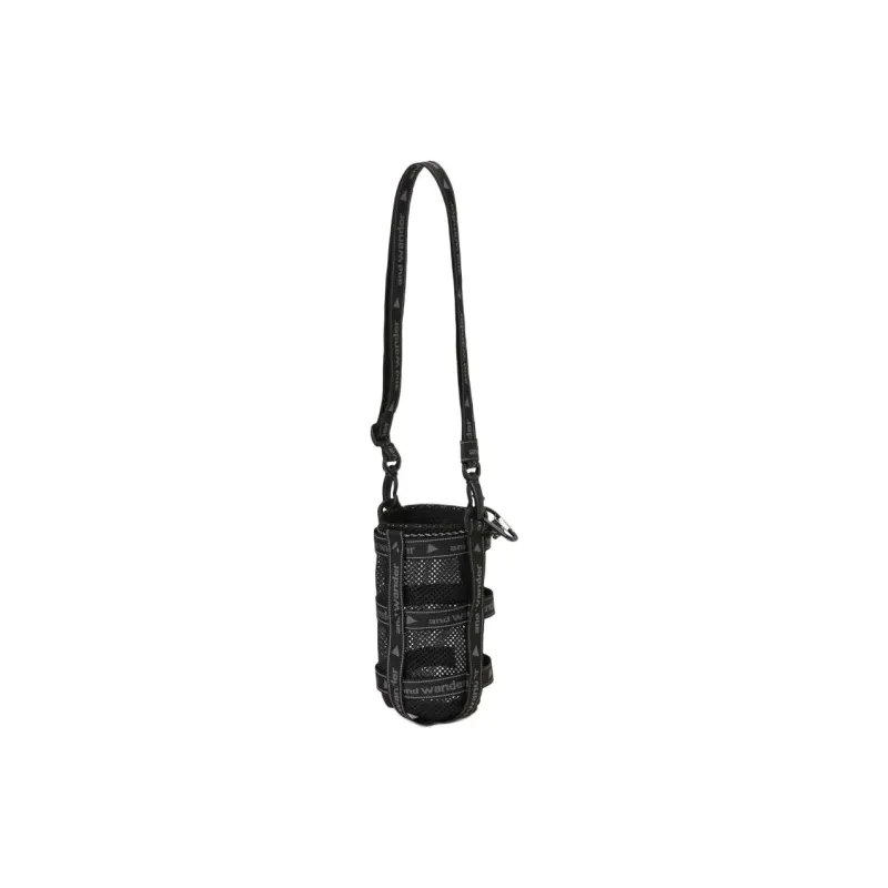 And Wander Nylon Crossbody Bag, Shoulder Bag Regular Unisex Black-1