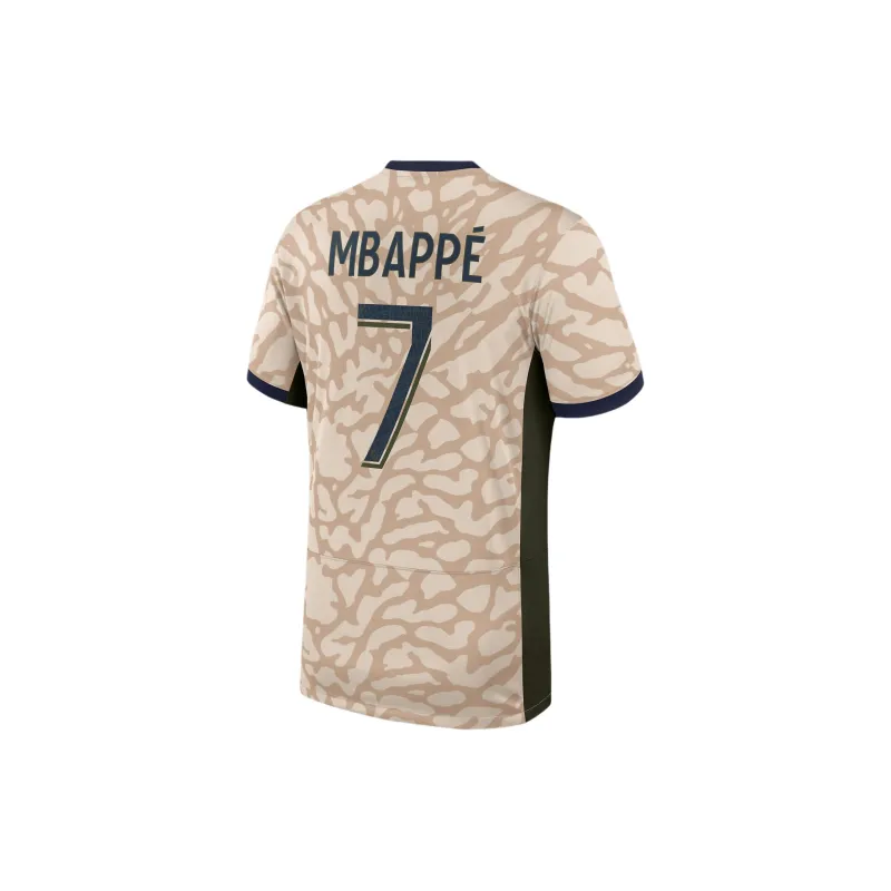 JORDAN Presnel Kimpembe Paris Saint-Germain 2023/24 Stadium Fourth Men's JORDAN Dri-FIT Soccer Jersey-1