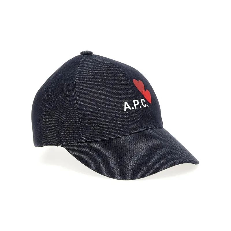 A.P.C . Eden Blondie Denim Baseball Cap-2