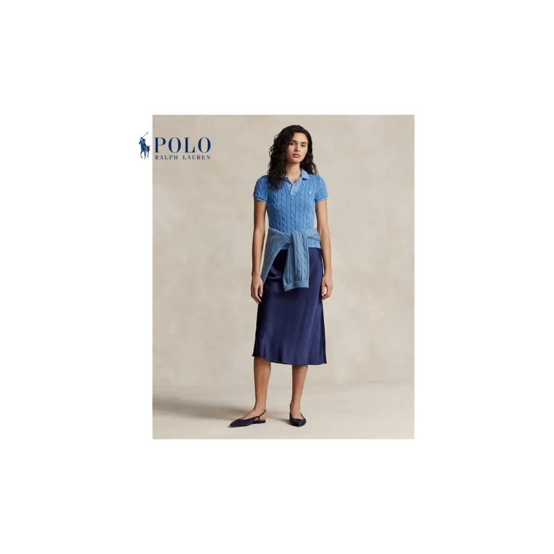 Polo Ralph Lauren Short Sleeve Polo Shirt Colby Blue-7