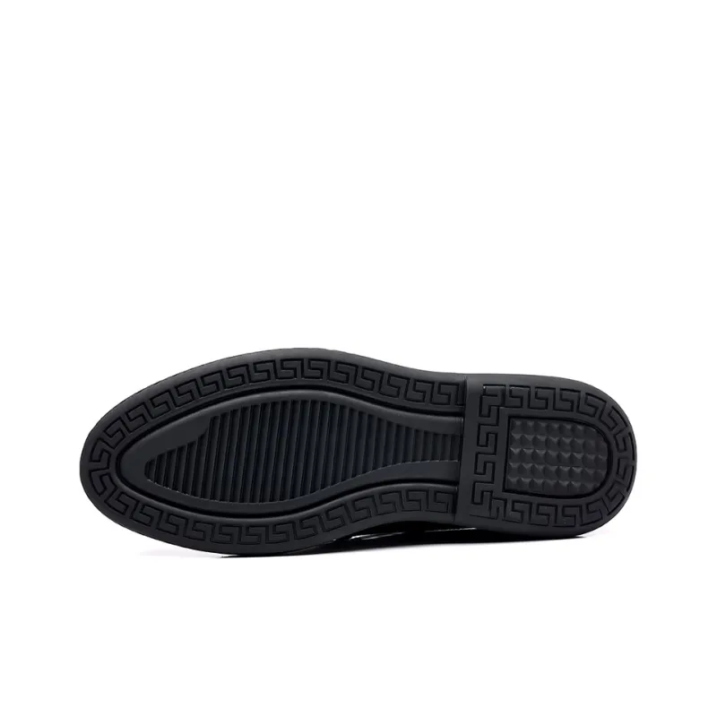 JIETEGONGYANG Casual Shoes Men's Black-5