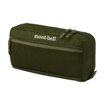 MONTBELL Nylon Toiletry Bag Medium Size Unisex Khaki Green