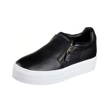 Skechers Uplift Durable Breathable Low-Top Skateboard Shoes Women's Black White