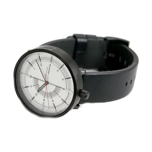 ISSEY MIYAKE Automatic Mechanical Movement Leather Watch Bands Watch Men's Watch White Dial-1