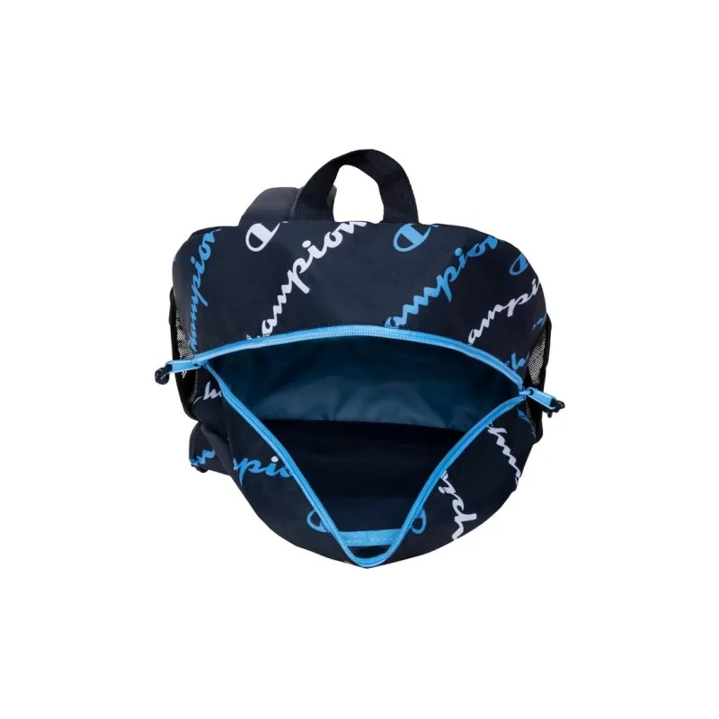 Champion Polyester Backpack Regular Men's Marine Blue & White-4