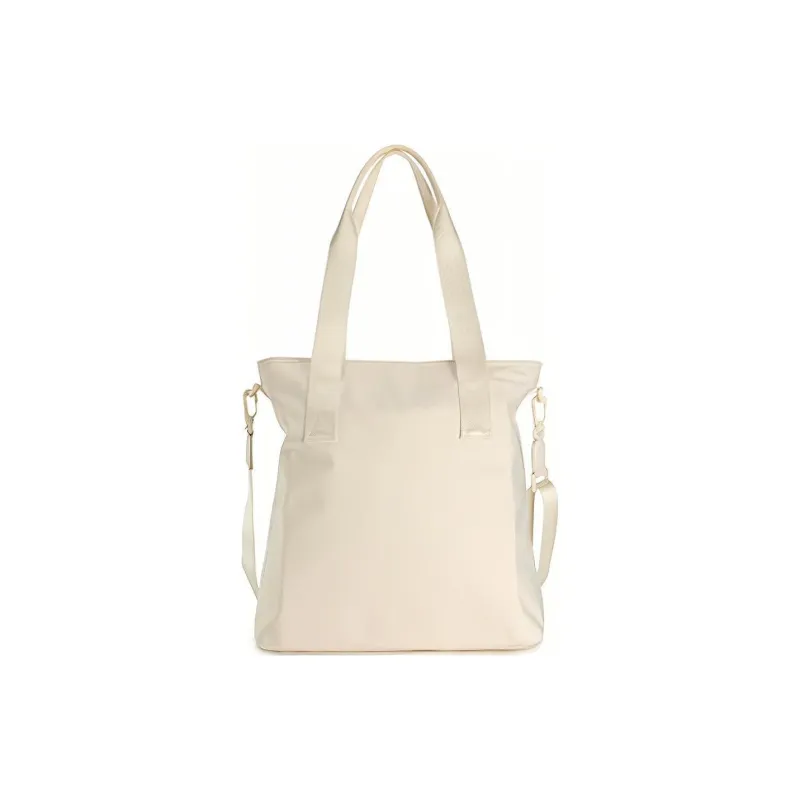 FILA FUSION Fabric Shoulder Bag, Crossbody Bag, Handbag Extra Small Unisex Ivory Ecru-3