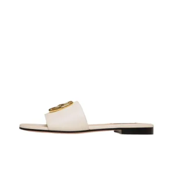 BALLY Emblem Flat Leather Sandals
