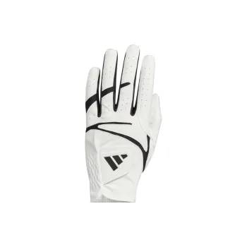 Adidas Polyurethane Recycled Polyester Synthetic Leather Sports Gloves Unisex White