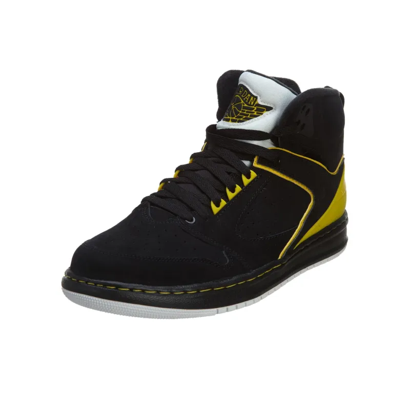 Jordan Sixty Club Black Yellow Metallic Silver-2