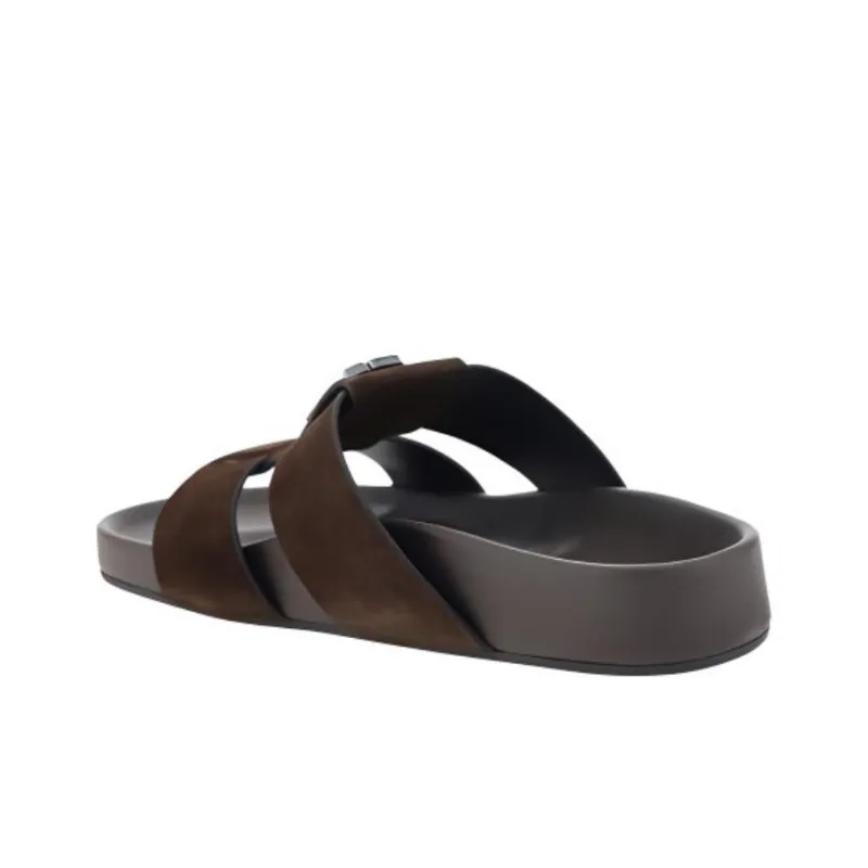 CL LUBOTING Slide Slippers Men's Brown-3