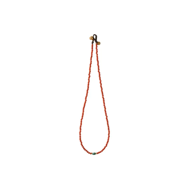 Mountain Naphthalene Southern Red Agate Collarbone Chain Necklace Women's-0