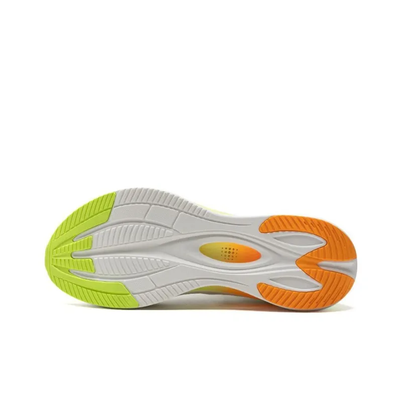XTEP Hydrogen Wind 7.0 Cushioned Anti Slip And Wear Resistant Lightweight Low Top Running Shoes Men's White Green-3