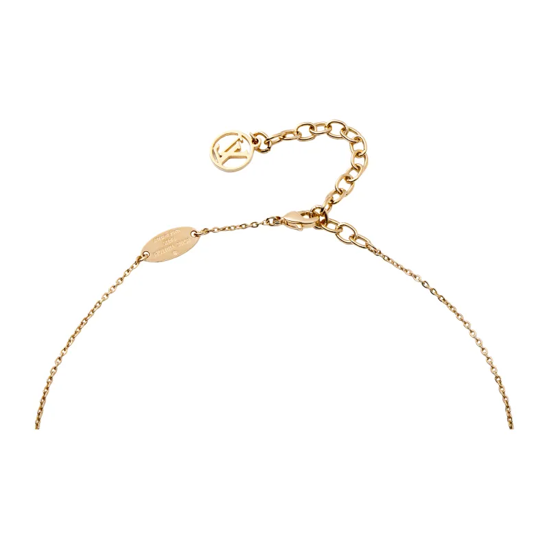 LOUIS VUITTON Metal Necklaces Women's Rose Gold-3