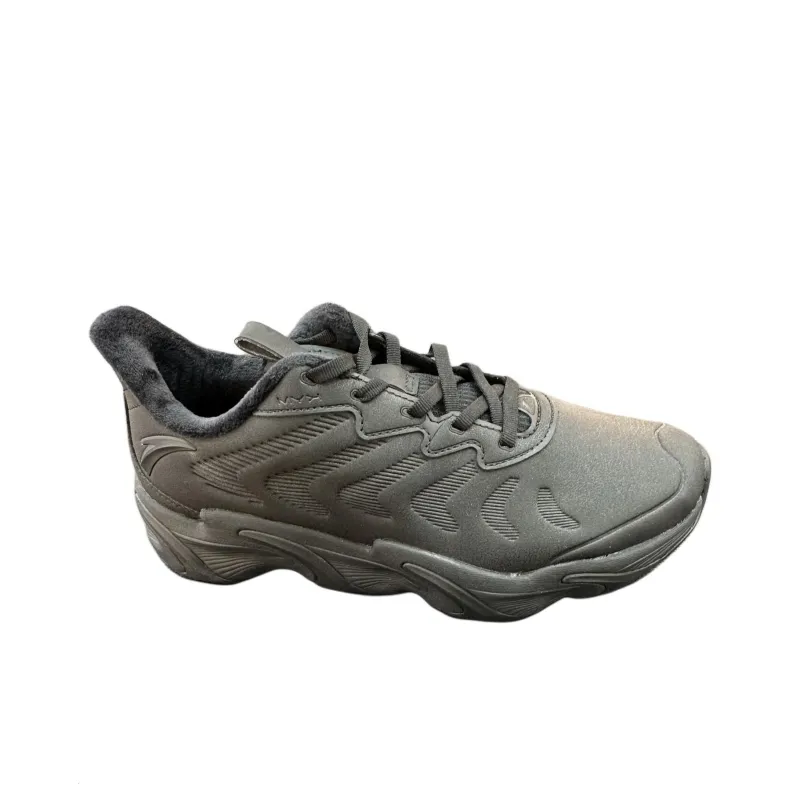 Anta Cushioning Wear Resistant Low Top Running Shoes Men's Gray-1