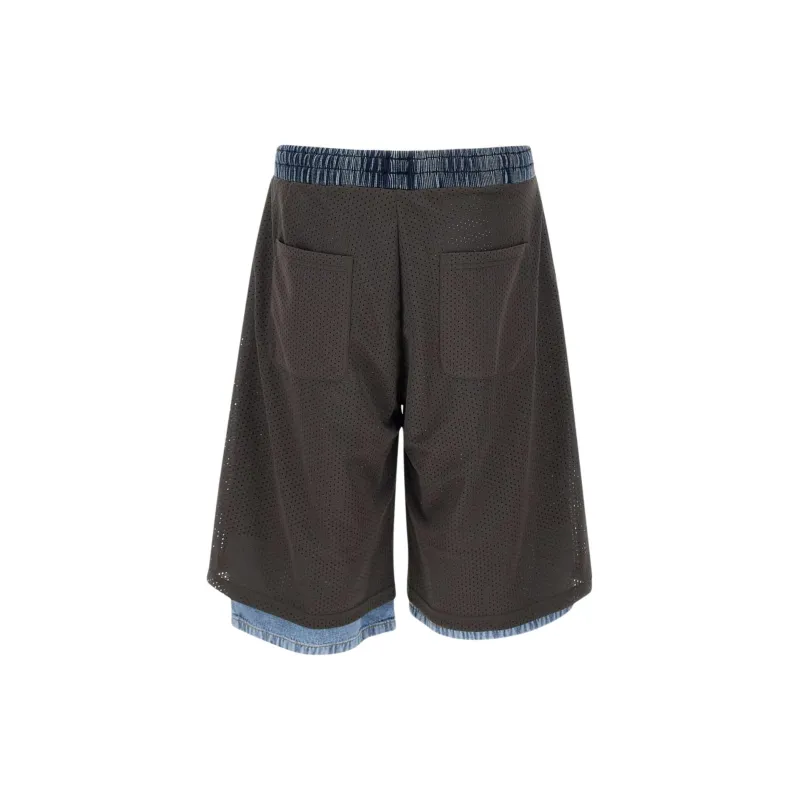 DIESEL Casual Shorts Men's Brown-1