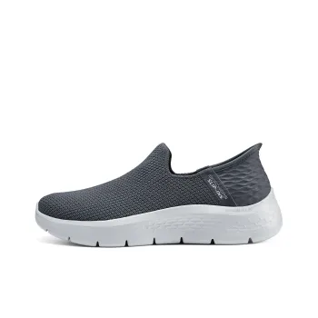 Skechers Hands Free Slip Ins Cushioning Wear Resistant Low Top Casual Shoes Women's Gray