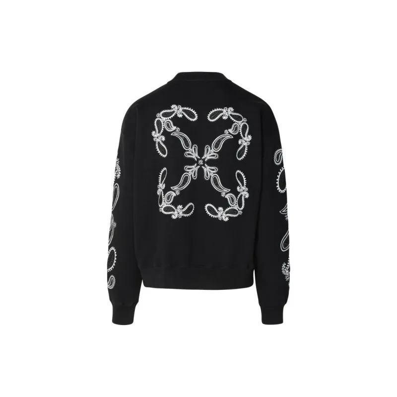 OFF WHITE Bandana Arrow Crewneck Sweatshirt-1