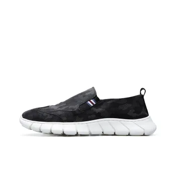PARDASAUL Canvas Shoes Men Low Top Black, Yellow