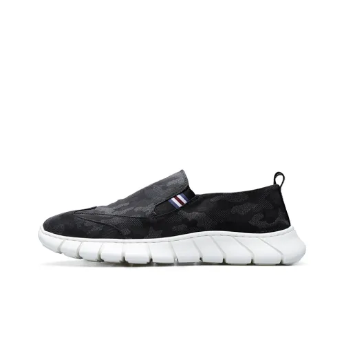 PARDASAUL Canvas Shoes Men Low Top Black, Yellow
