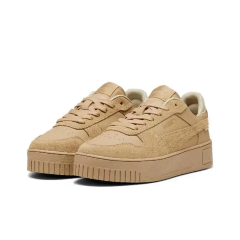 PUMA Anti Slip Wear Resistant Low Top Skateboard Shoes Women's Brown-3