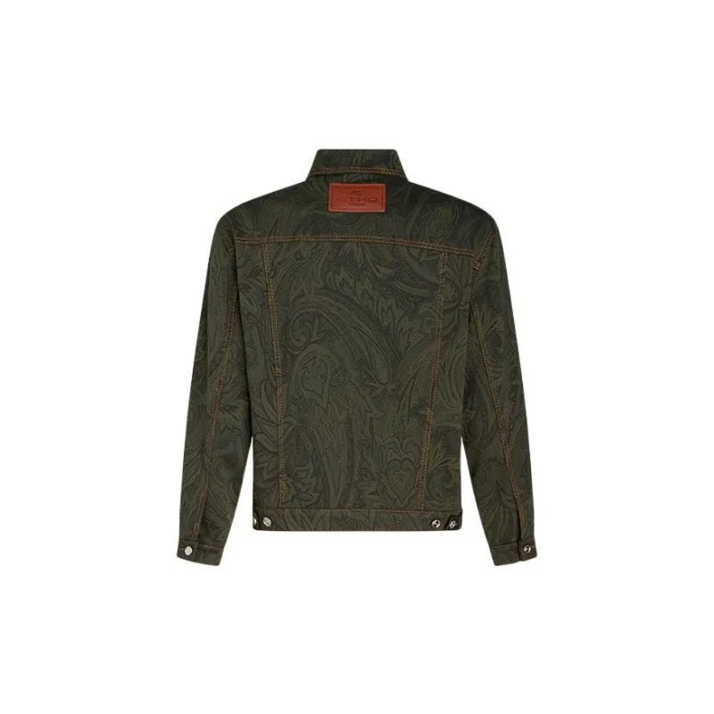 ETRO Paisley jacquard Denim Jacket-1